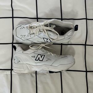 White Chunky New Balances